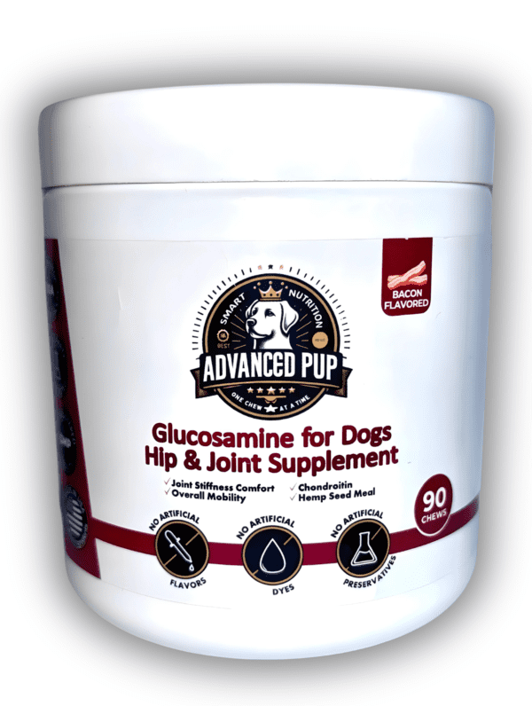 AdvancedPUP Hip and Joint Relief Dog Supplement Chews with Glucosamine and Chondroitin